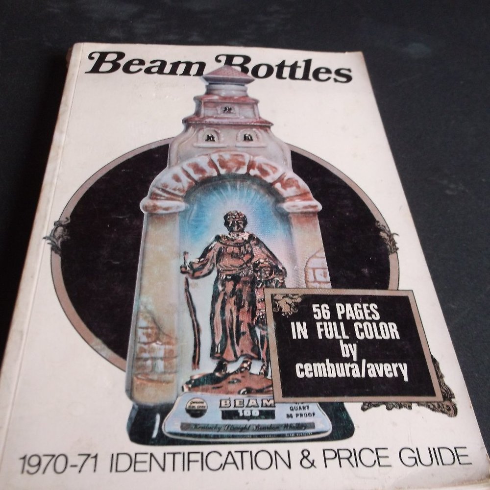 1970 beam bottle price book. 56 color pictures